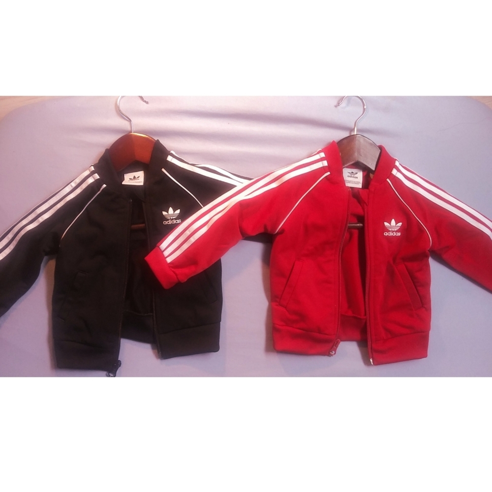 (both for $11total) 6-9 months baby adidas jackets